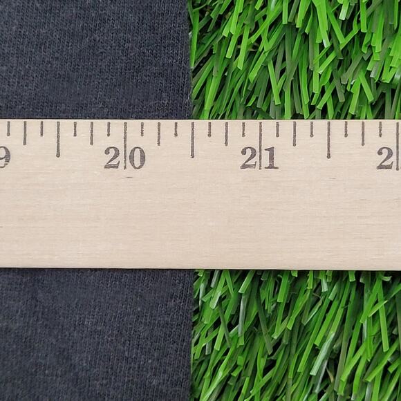 Vintage 90s Hockey Shirt M/L 20x25 Faded Black Hall-of-Fame - Picture 4 of 14